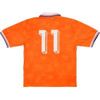 1991 93 holland match worn home shirt 11 roy