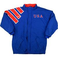 1992-94 USA Player Issue Padded Bench Jacket L