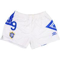 1993 brazil match worn us cup away shorts 9 careca v england