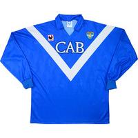 1992-93 Brescia Match Issue Home L/S Shirt #15 (v Juventus)