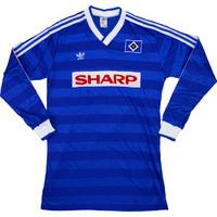 1987 88 hamburg match issue cup winners cup away ls shirt 14 v ajax