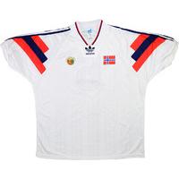 1993 norway match worn away shirt 6 flo v holland