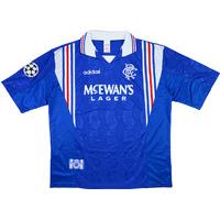 1996 97 rangers match worn champions league home shirt 17 van vossen v ...