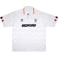 1989 90 luton town home shirt very good lboys