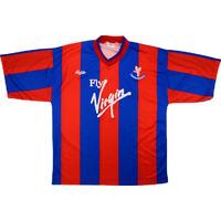 1989 90 crystal palace home shirt very good l