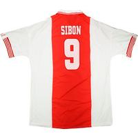 1997 98 ajax match issue home shirt sibon 9