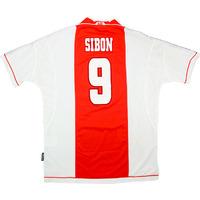 1999-00 Ajax Match Issue Home Shirt Sibon #9