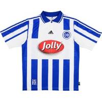 1998 00 ob odense match issue home shirt 6