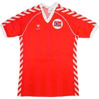 1985 Norway Match Worn Home #6 (Davidsen) v Wales