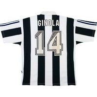 1995-97 Newcastle Home Shirt Ginola #14 (Good) XXL