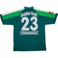 1997 98 greuther furth match issue home shirt osmanagic 23