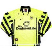 1996-97 Dortmund Home L/S Shirt (Excellent) M.Boys