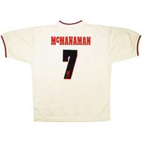 1996 97 liverpool away shirt mcmanaman 7 very good l