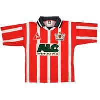 1995 96 exeter city home shirt mint xl