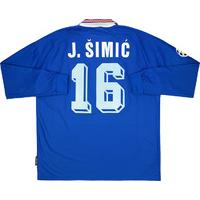 1998-99 Croatia Zagreb Match Worn Champions League Home L/S Shirt J.imi? #16 (v Ajax)