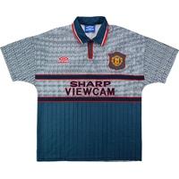 1995-96 Manchester United Away Shirt (Very Good) L.Boys