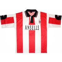 1992 93 stoke city home shirt very good l