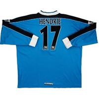 1998-00 Aston Villa Match Issue Away L/S Shirt Hendrie #17