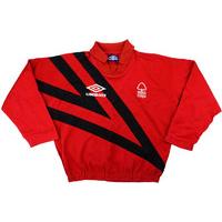 1992-93 Nottingham Forest Umbro Track Top (Excellent) M