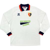 1994-95 Cagliari Away L/S Shirt (Very Good) L