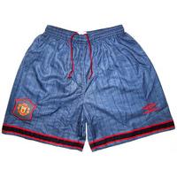 1995-96 Manchester United Away Shorts (Fair) M.Boys