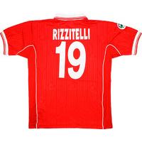 1998-99 Piacenza Match Issue Home Shirt Rizzitelli #19