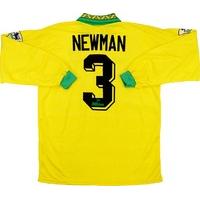 1994 95 norwich match issue home ls shirt newman 3