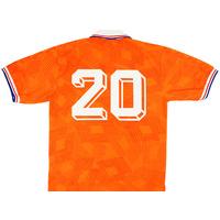1992-94 Holland Match Issue Home Shirt #20 L
