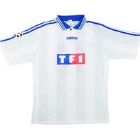 1996 97 auxerre match issue champions league home shirt 12 west v ajax