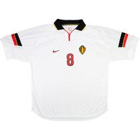 1999 Belgium Match Issue Away Shirt #8 (Goor) v Holland