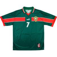 1999 Morocco Match Issue Home Shirt Hadji #7 (v Holland)