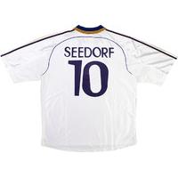 1998-99 Real Madrid Player Issue Home Shirt Seedorf #10 *As New* XL