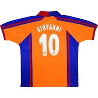 1997-98 Barcelona European Away Shirt Giovanni #10 (Excellent) XL