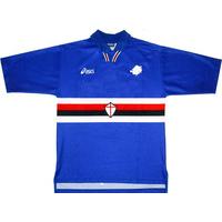 1997 98 sampdoria home shirt very good xl