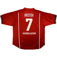 1999-00 Kaiserslautern Home Shirt Hristov #7 (Excellent) XXL