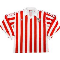 1992-94 Athletic Bilbao Home L/S Shirt (Excellent) L