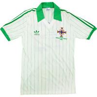 1982 northern ireland match issue signed world cup away shirt 13 nelso ...