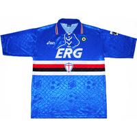 1994-95 Sampdoria Home Shirt (Excellent) XL