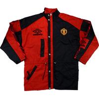 1992-93 Manchester United Umbro Bench Coat (Very Good) S