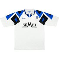 1995 96 atalanta away shirt very good l