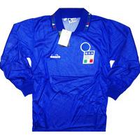 1992-93 Italy Home L/S Shirt *w/Tags* M.Boys