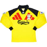 1992 93 liverpool centenary gk shirt very good s