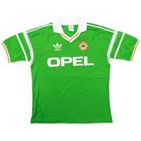 1988 90 ireland home shirt excellent m