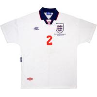 1993 england match worn world youth championships home shirt swatson 2