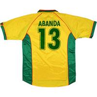 1998 Cameroon Match Issue World Cup Away Shirt Abanda #13