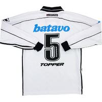 1999-00 Corinthians Match Issue Home L/S Shirt #5 (Vampeta)