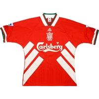 1993 95 liverpool match issue home shirt wright 5