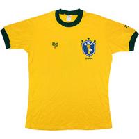 1982-85 Brazil Home Shirt #4 (Excellent) M