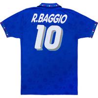 1994 italy home shirt rbaggio 10 very good l