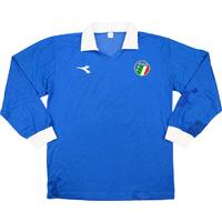 1986 90 italy player issue training ls shirt 2